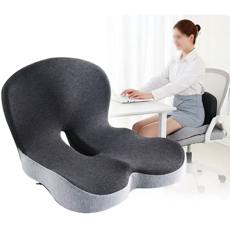 StarOLED ergonomic memory foam seat cushion with back support