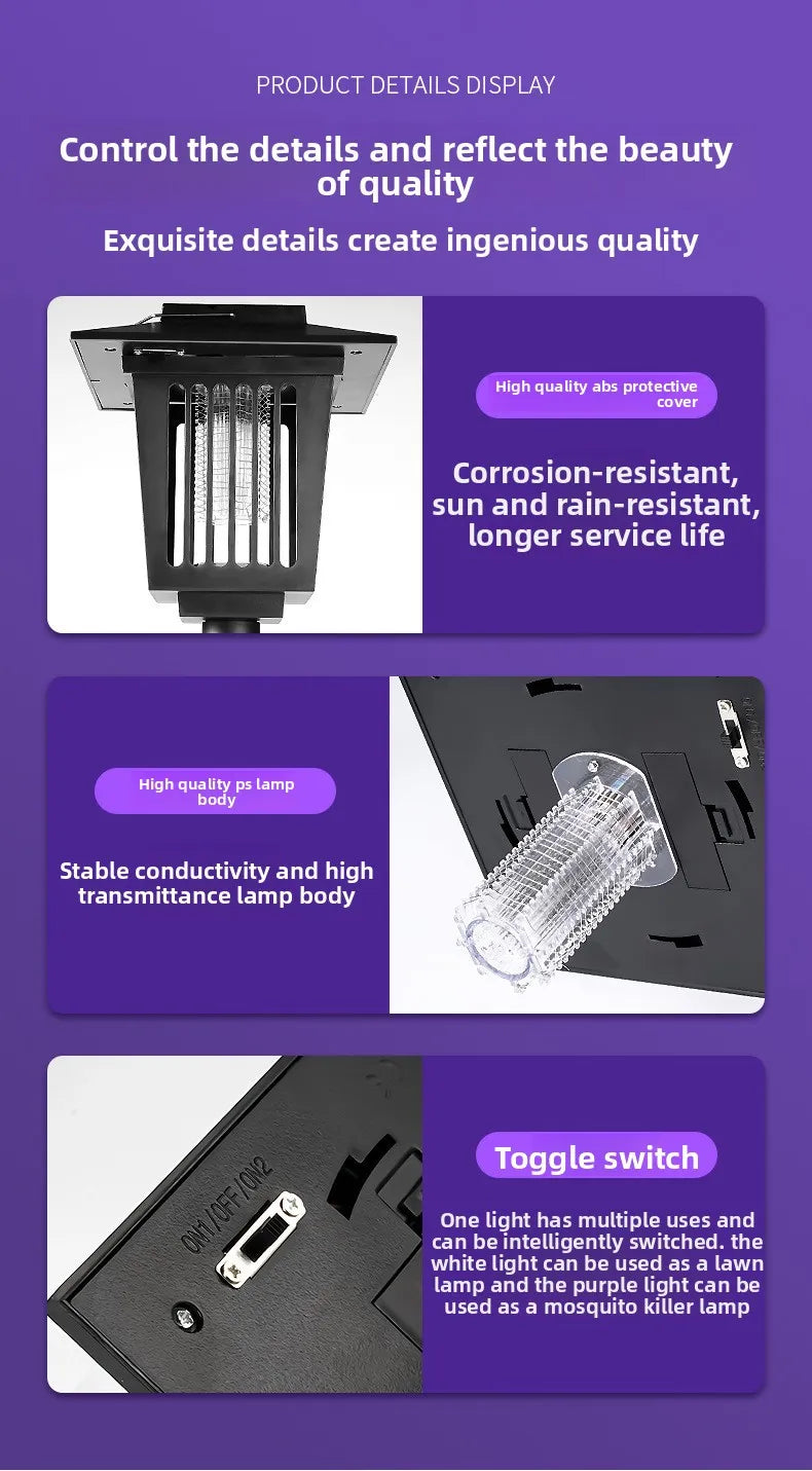 StarOLED outdoor solar mosquito lamp — view 19