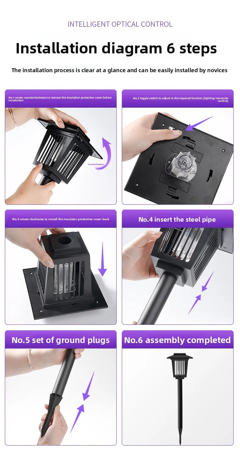 StarOLED outdoor solar mosquito lamp — view 20