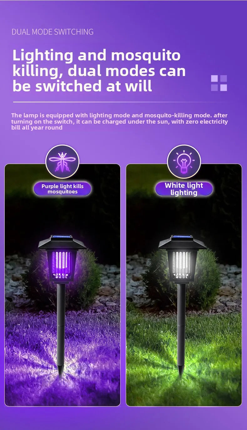 StarOLED outdoor solar UV insect trap — view 13