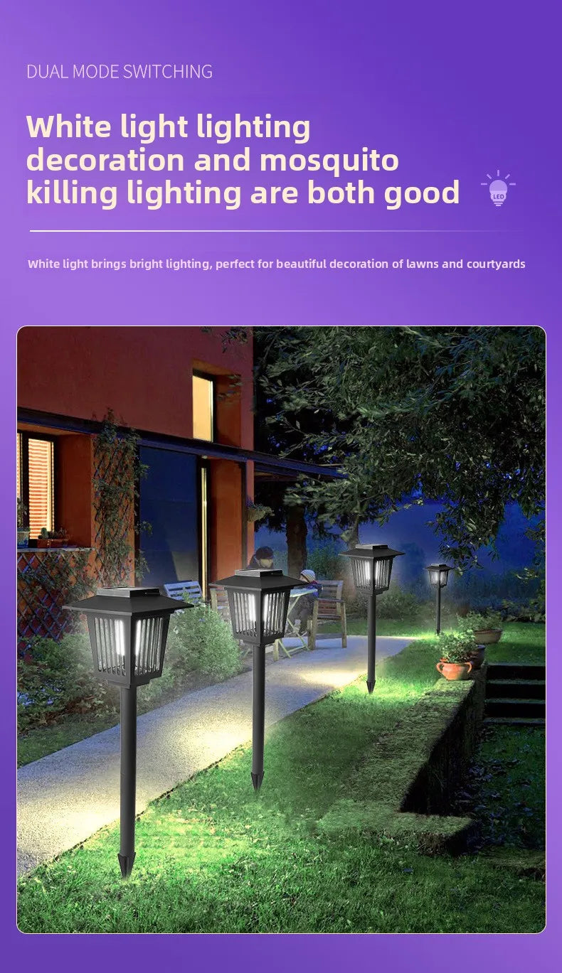 StarOLED outdoor solar UV insect trap — view 16