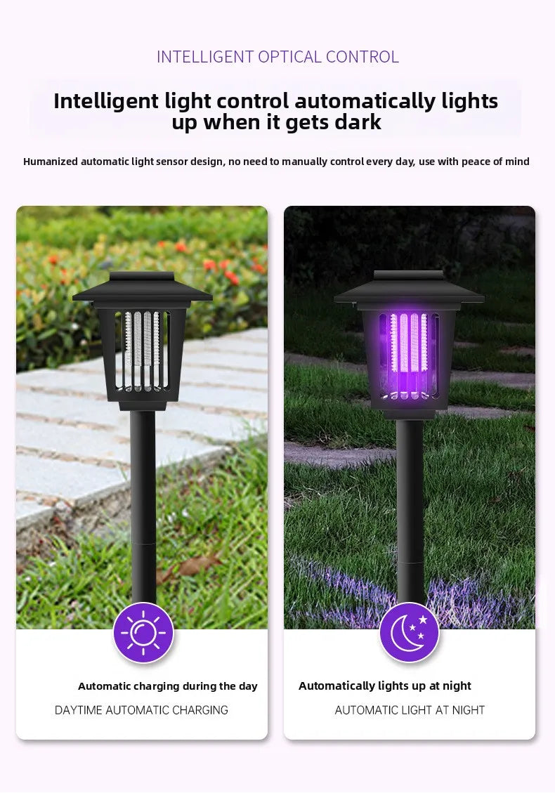 StarOLED outdoor solar UV insect trap — view 17