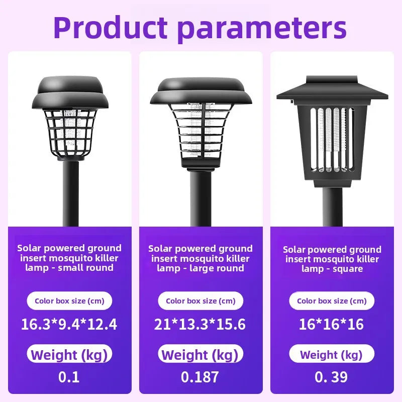 StarOLED outdoor solar UV insect trap — view 3